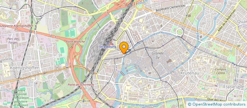 localisation de l'entreprise TAJ à STRASBOURG