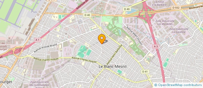 localisation de l'entreprise TAJ à LE BLANC-MESNIL