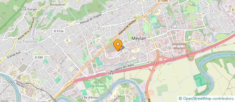 localisation de l'entreprise TAJ à MEYLAN
