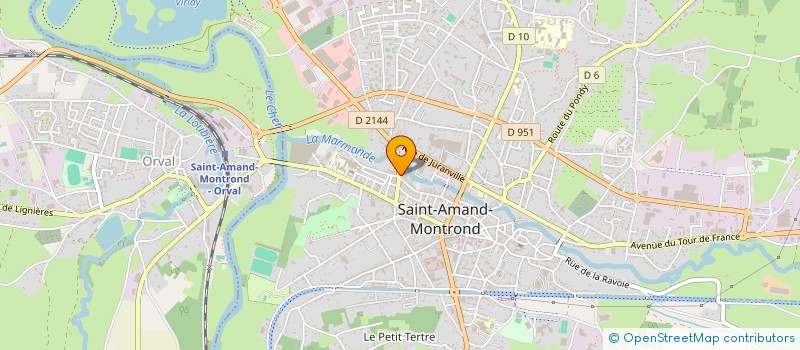 localisation de l'entreprise TAJ  SAINT-AMAND-MONTROND