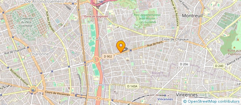 localisation de l'entreprise TAJ MAHAL à MONTREUIL