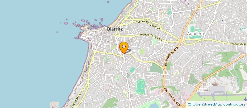 localisation de l'entreprise TAJ MAHAL à BIARRITZ