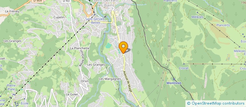 localisation de l'entreprise TAJ-MAHAL HANIA  SAINT-GERVAIS-LES-BAINS