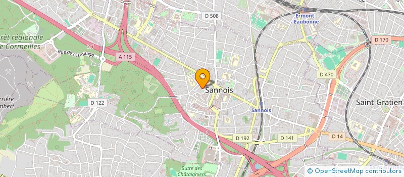 localisation de l'entreprise TAJ SECURITE  SANNOIS