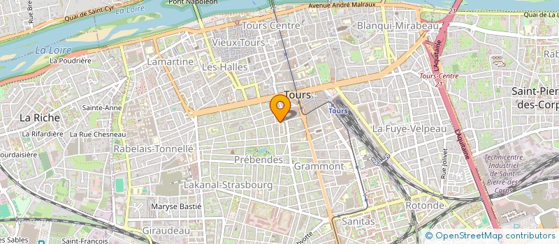 localisation de l'entreprise TAJ TOURS  TOURS