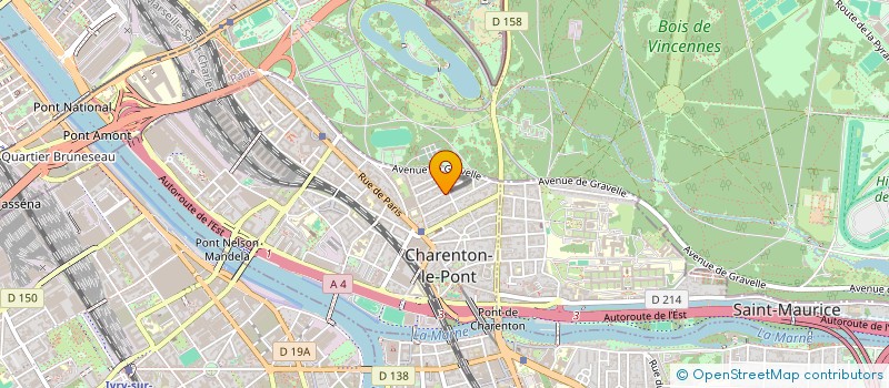 localisation de l'entreprise TAJA  CHARENTON-LE-PONT