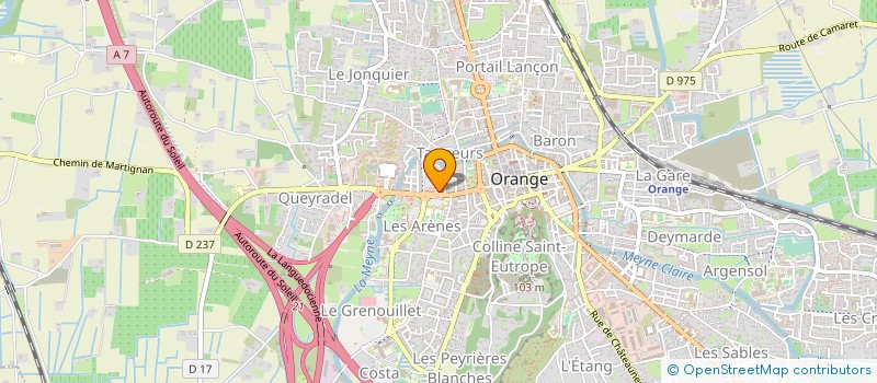 localisation de l'entreprise TAJEA  ORANGE