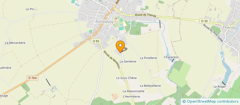 localisation de l'entreprise TAJINASTE CONSEILS  PONTLEVOY