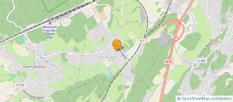 localisation de l'entreprise TAJURO  LES AUXONS