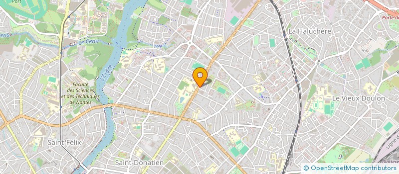 localisation de l'entreprise TAK PROD à NANTES