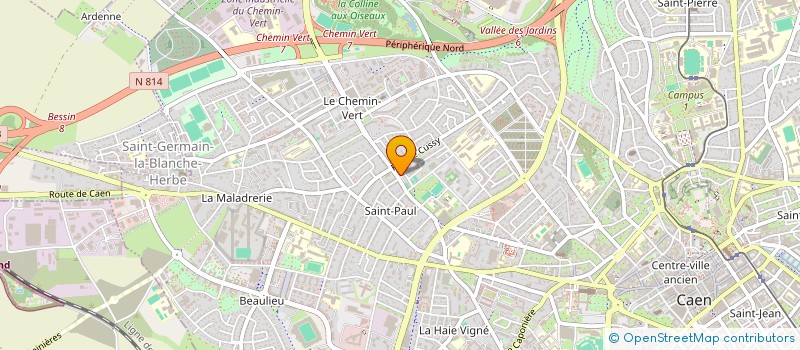 localisation de l'entreprise TAKA RESEAUX à CAEN