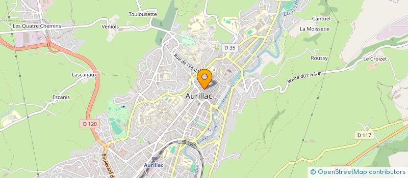 localisation de l'entreprise TAKAMAKABAR  AURILLAC