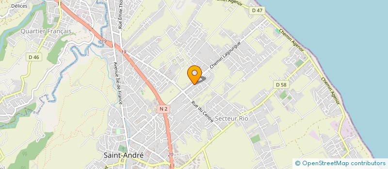 localisation de l'entreprise TAKAMAKADVENTURE à SAINT-ANDRE
