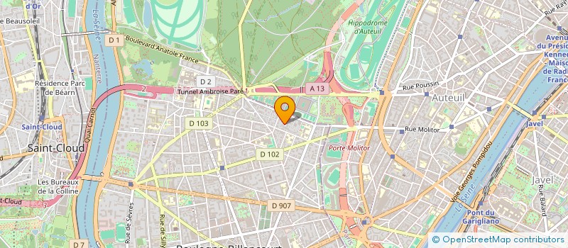 localisation de l'entreprise TAKAMI à BOULOGNE-BILLANCOURT