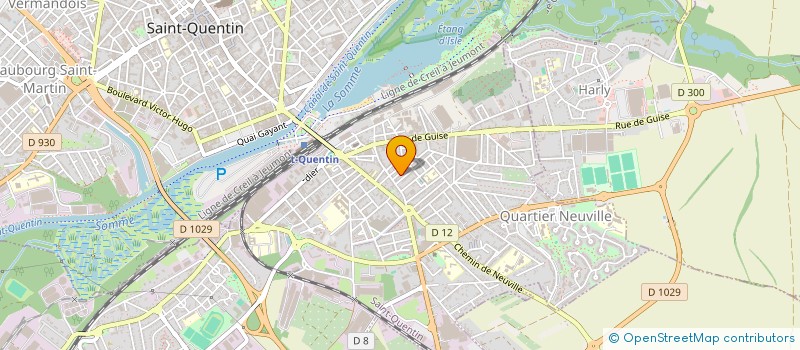 localisation de l'entreprise TAKANA à SAINT-QUENTIN
