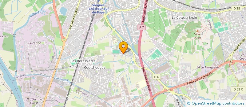 localisation de l'entreprise TAKANAKA  SORGUES