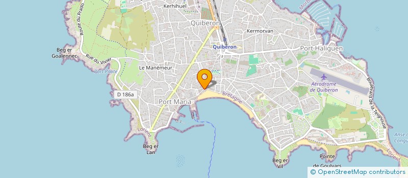 localisation de l'entreprise TAKARI  QUIBERON