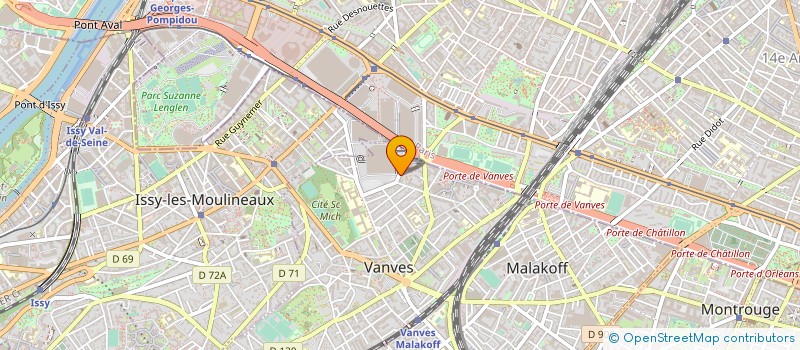localisation de l'entreprise TAKATEC à VANVES