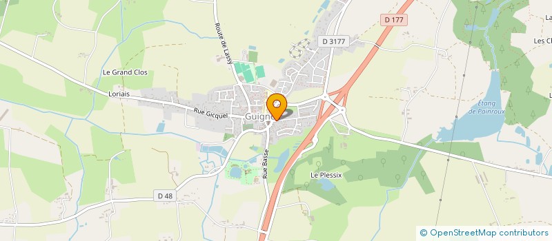 localisation de l'entreprise TAKAVNIR  GUIGNEN