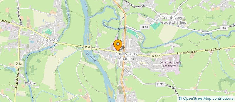 localisation de l'entreprise TAKE ME HIGHER PRODUCTION  POUILLY-SOUS-CHARLIEU