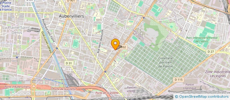 localisation de l'entreprise TAKE ME UP à AUBERVILLIERS