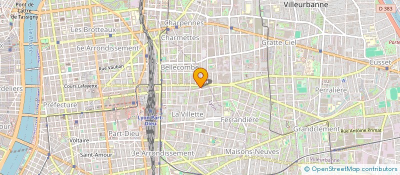 localisation de l'entreprise TAKE OFF  LYON