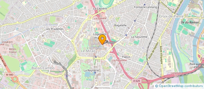 localisation de l'entreprise TAKE OFF !  TOULOUSE