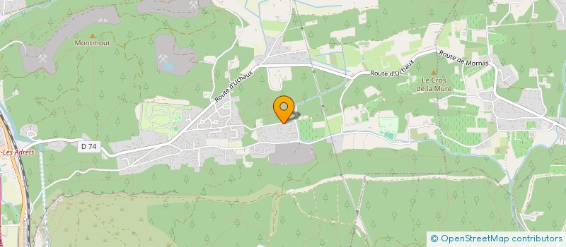 localisation de l'entreprise TAKE OFF  MORNAS