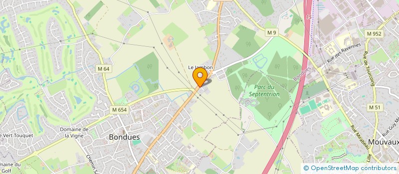 localisation de l'entreprise TAKE OFF  BONDUES