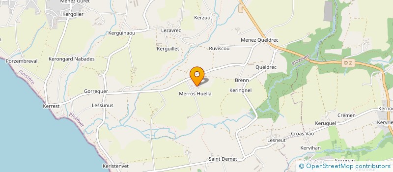 localisation de l'entreprise TAKE QUERE  PLOZEVET