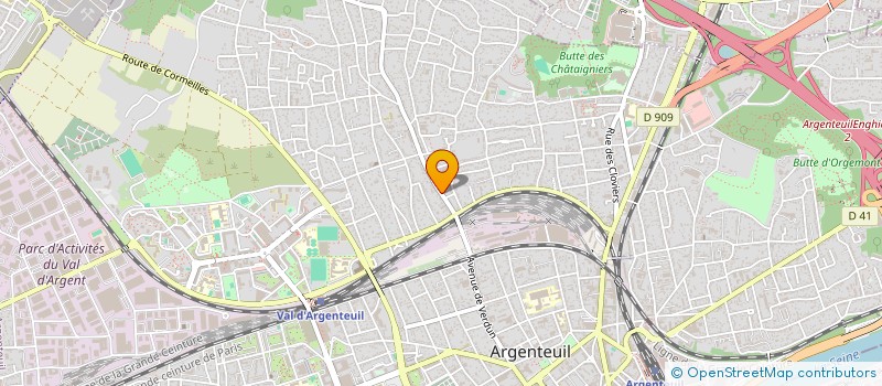 localisation de l'entreprise TAKE WIN FORMATION  ARGENTEUIL