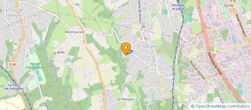 localisation de l'entreprise TAKEAROOM  DARDILLY