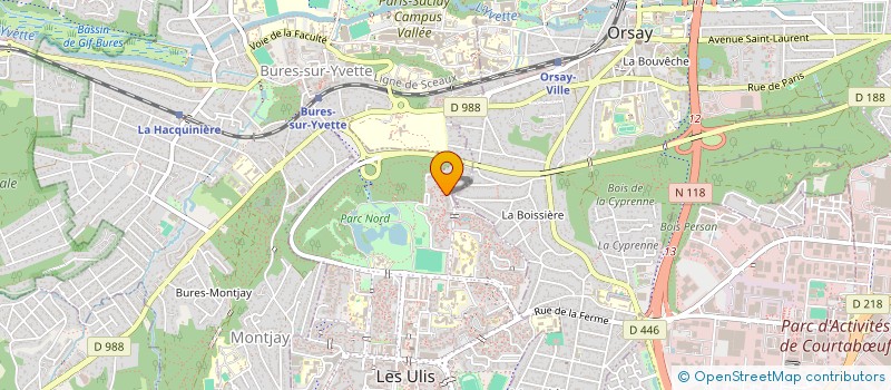 localisation de l'entreprise TAKECARE à LES ULIS