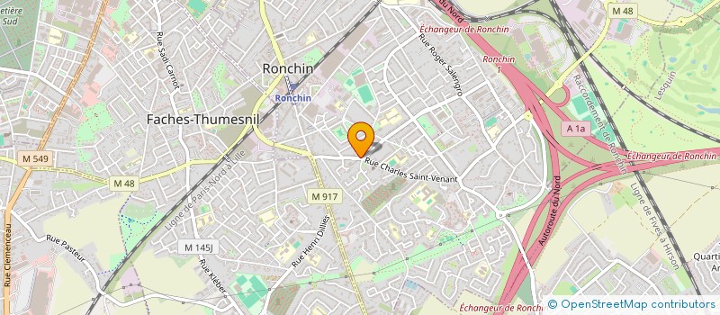 localisation de l'entreprise TAKEDA-RYU / TOKITSU-RYU DE LILLE  RONCHIN