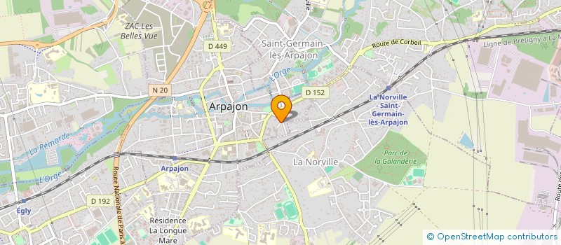 localisation de l'entreprise TAKEFRIP  ARPAJON