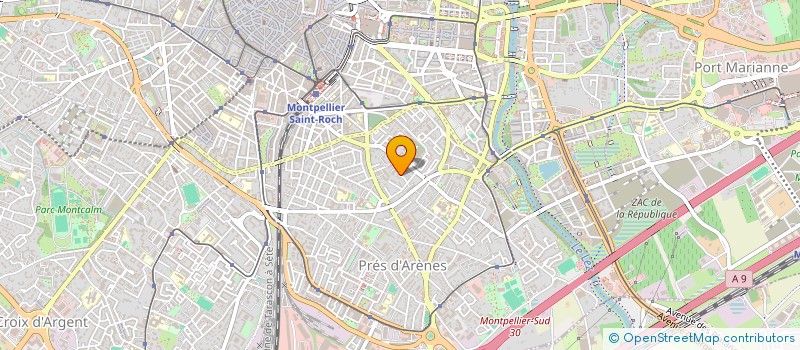 localisation de l'entreprise TAKEMUSU AIKI TOMITA ACADEMIE MONTPELLIER (TATAM)  MONTPELLIER