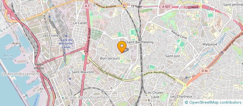 localisation de l'entreprise TAKEO à MARSEILLE