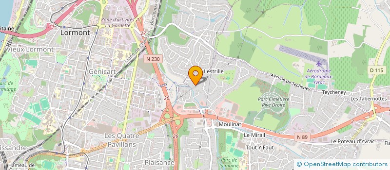 localisation de l'entreprise TAKEOFF  ARTIGUES-PRES-BORDEAUX