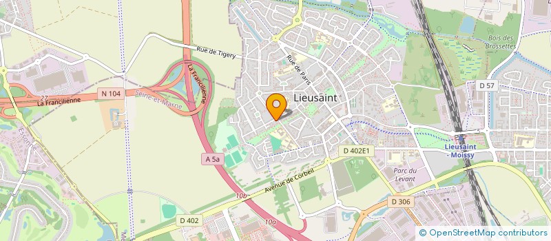 localisation de l'entreprise TAKI EXPRESS à LIEUSAINT