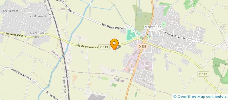 localisation de l'entreprise TAKO à MONTELIER