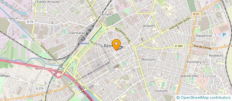 localisation de l'entreprise TAKODA à REIMS