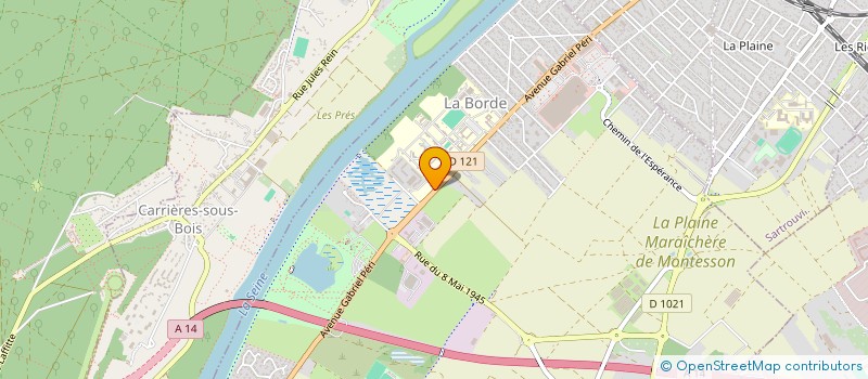 localisation de l'entreprise TAKOM à MONTESSON