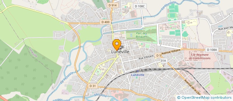 localisation de l'entreprise TAKOS BOUZZINE  LUNEVILLE