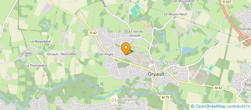 localisation de l'entreprise TAKSI  ORVAULT