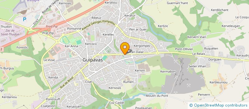 localisation de l'entreprise TAKUMI COUTELLERIE  GUIPAVAS