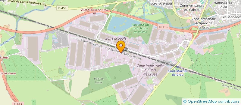 localisation de l'entreprise TAKY DE LA CRAU à SAINT-MARTIN-DE-CRAU