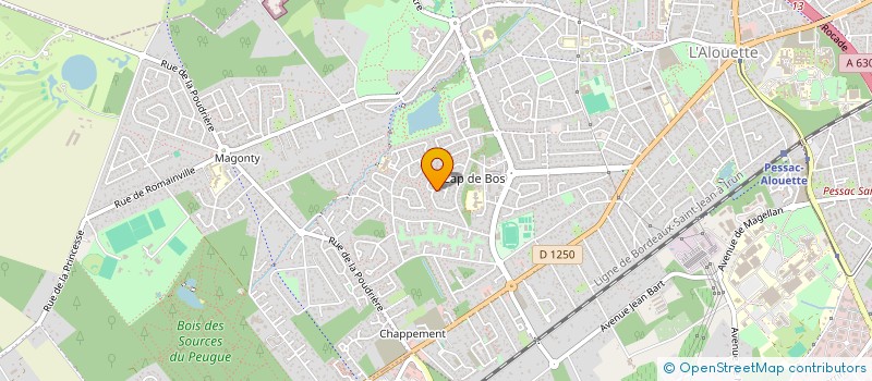 localisation de l'entreprise TAL à PESSAC