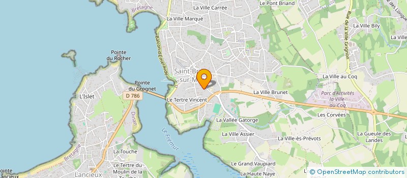 localisation de l'entreprise TAL AR GROAZ  SAINT-BRIAC-SUR-MER