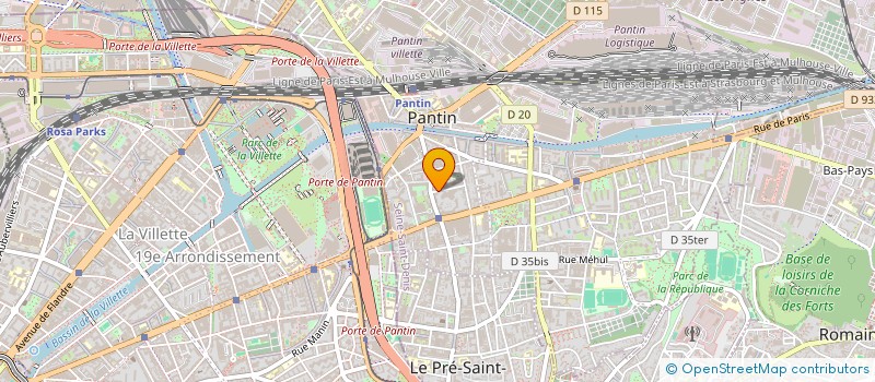 localisation de l'entreprise TAL CONSEILS  PANTIN