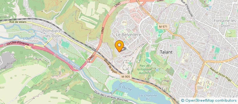 localisation de l'entreprise TAL'EN SCENE à TALANT